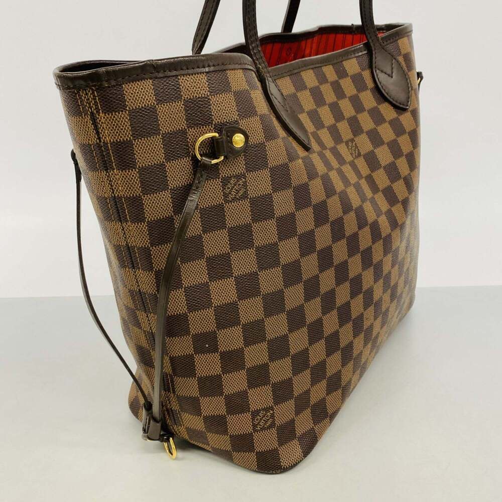 LOUIS VUITTON Brown Damier Neverfull MM Tote Bag - Picture 2 of 10